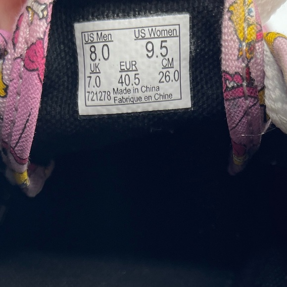 Vans Nintendo Princess Unisex Canvas Skateboarding Shoe- limit edition M 8 W 9.5 - Picture 6 of 7